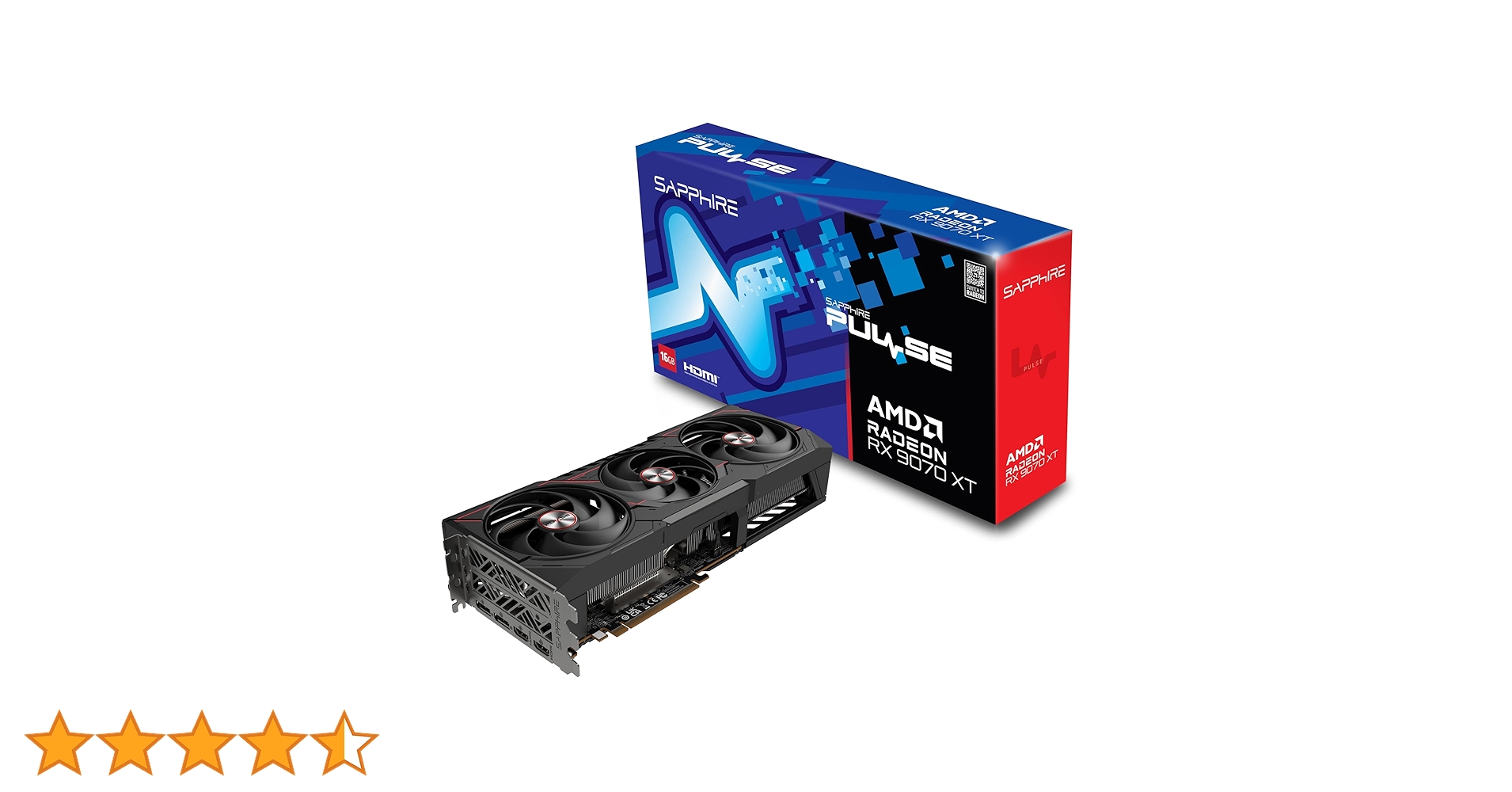 Amazon | Sapphire Pulse AMD Radeon RX 9070 XT 16GB GDDR6